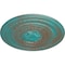 Ekena Millwork Pearl Ceiling Medallion (Fits Canopies up to 1 7/8"), 26 1/4"OD x 1 1/2"P, Copper Green Patina CM26PECGS - alternate 3